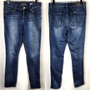 Level 99 Women's Mid Rise Liza Skinny Denim Blue Jean Size 26